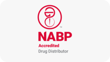 The NABP Drug Distributor logo and accreditation seal