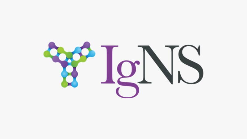 Logo for the Immunoglobulin National Society (IgNS)